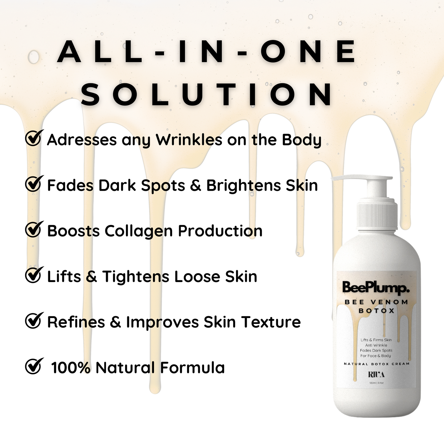 BeePlump⢠- Bee Venom Natural Botox Cream | Anti Wrinkle