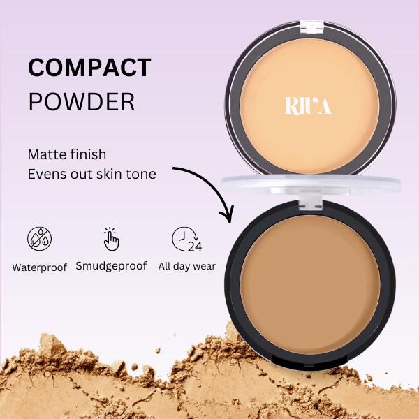 Nikhar® by Riva : 24h Matte Guard Oil-Control Puff Powder Pack of 2